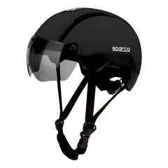 Casco Sparco Ciclismo Led Integrado Gafas Magnéticas Ligero