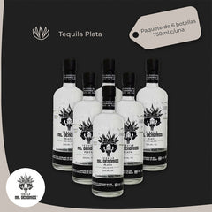 Pack6 Tequila Mil Demonios Blanco 100% Agave 750 Ml Original