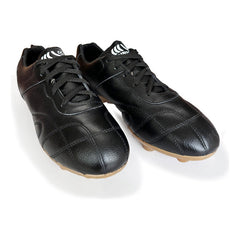 Tachones De Fútbol Manríquez Negro Suela Ámbar