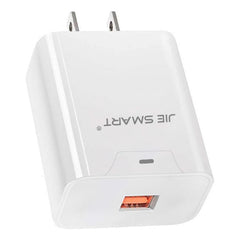 Cargador Turbo Qc 3.0 Jie Smart V8 P Celular-tableta 5v 9v