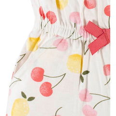 Romper Gerber Bebe Blanco Frutas Verano Body Fresco