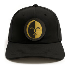 Gorra Eleggua Knite Negra Gabardina Visera Curva Ajustable