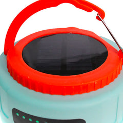 Lámpara Camping Panel Solar Recargable Con Usb