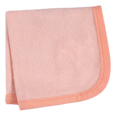 Set 4 Toallas Bebé Gerber Capucha Y Paños 80% Algodón Rosa