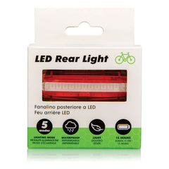 Luz Trasera Recargable Para Bicicleta 30 Lúmenes Sparco