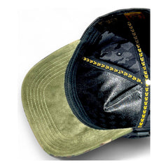 Gorra Flor Divina Camuflaje Verde Ajustable Vago Style