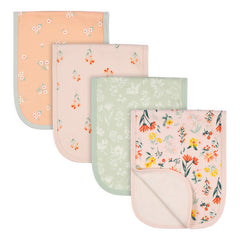 Repetidor Gerber 4 Piezas Baberos Naranja Suaves Para Bebé Talla Osz