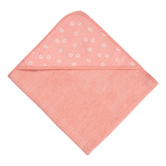 Set 2 Toallas Bebé Gerber Con Capucha Rosa 66×76 Cm Algodón