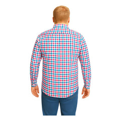 Camisa Cuadros Rosa Big Kong Tallas Grandes Hombre