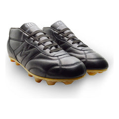 Tenis Fútbol Manriquez Tachones Suela Hule Hombre Negro