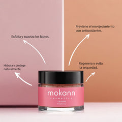 Exfoliante Labial Mokann Frambuesa Y Efecto Hidratante 15ml