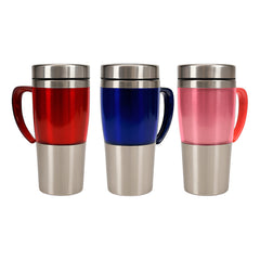 Set 3 Pzs Termo Domore Acero Inoxidable 450 Ml Lujo Colores