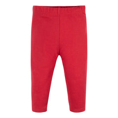 Conjunto Gerber Niña Blanco Rojo Con Vestido Y Leggings