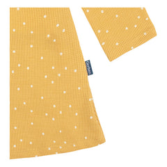 Vestido Gerber Amarillo Bebe Algodón Cómodo Verano