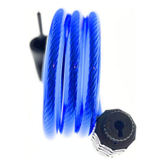 Candado Sparco Se804bl Para Bicicleta Ligero Y Seguro Color Azul