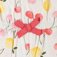 Romper Gerber Bebe Blanco Frutas Verano Body Fresco