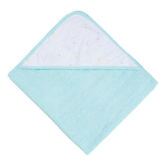 Set 2 Toallas Gerber Bebé Capucha Algodón Azul 66×76 Cm