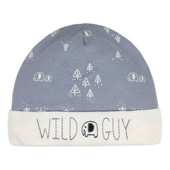 Set 3 Piezas Gerber Camisón Gorrito Patucos Algodón Gris