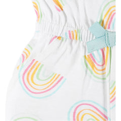 Romper Gerber Blanco Arcoiris Bebe Algodón