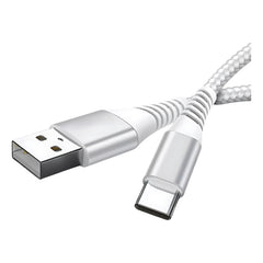 Cable De Datos Jie Smart 3a 1.8m Qc 3.0 Blanco Negro Rojo