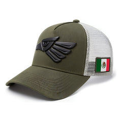 Gorra Para Hombre Knite Fuerza Armada Estilo Militar Color Gris Diseño De La Tela Lisa Talla Único
