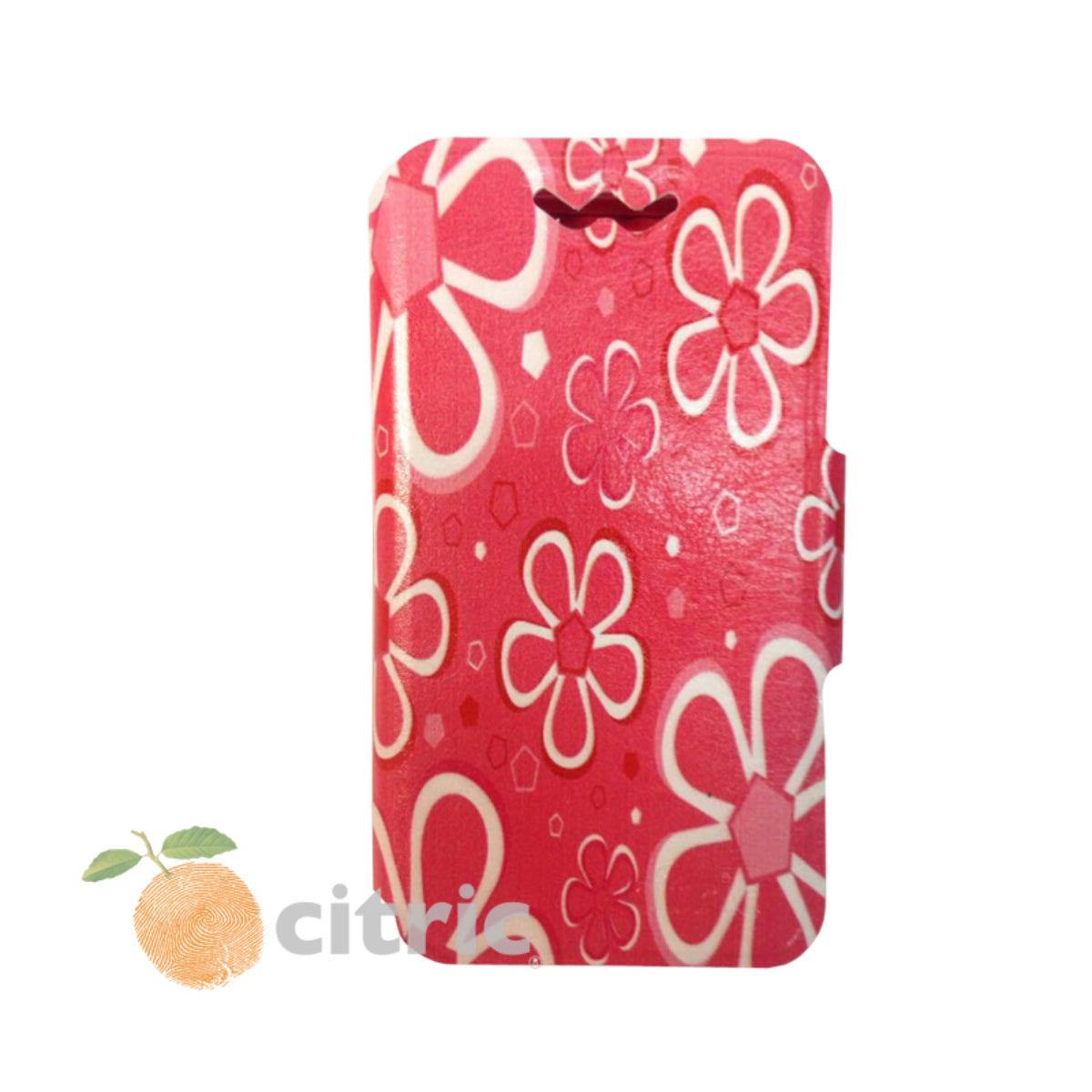 FLIP COVER UNIVERSAL DISENO 5.3-5.5 DOBLE VISTA FLORES FLORES