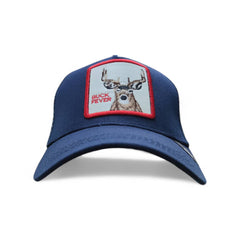 Gorra Animal Farm Buck azul ajustable estilo camionero Knite