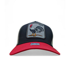 Gorra Animal Farm Cock negro rojo ajustable camionero Knite