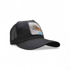 Gorra Animal Farm Eagle negro ajustable estilo camionero Knite