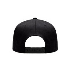Gorra Negra Hombre Tigre Bordado Visera Plana Urbana