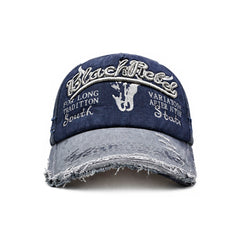 Gorra Knite Black Rebel vintage para hombre estampada