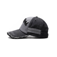 Gorra Knite Black Rebel vintage para hombre estampada