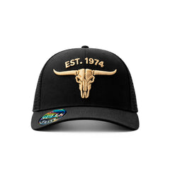Gorra hombre Bull Trucker Vaquero Heritage American Negra