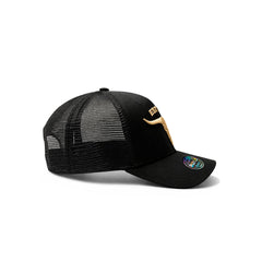 Gorra hombre Bull Trucker Vaquero Heritage American Negra