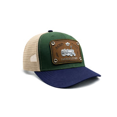 Gorra Knite Farmer Agro Cafe Trucker Ajustable Original Cap verde