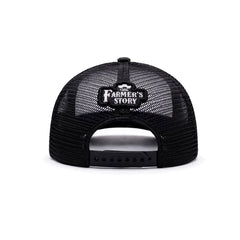 Gorra Knite Farmer Agro Negro Trucker Ajustable Original Cap azul
