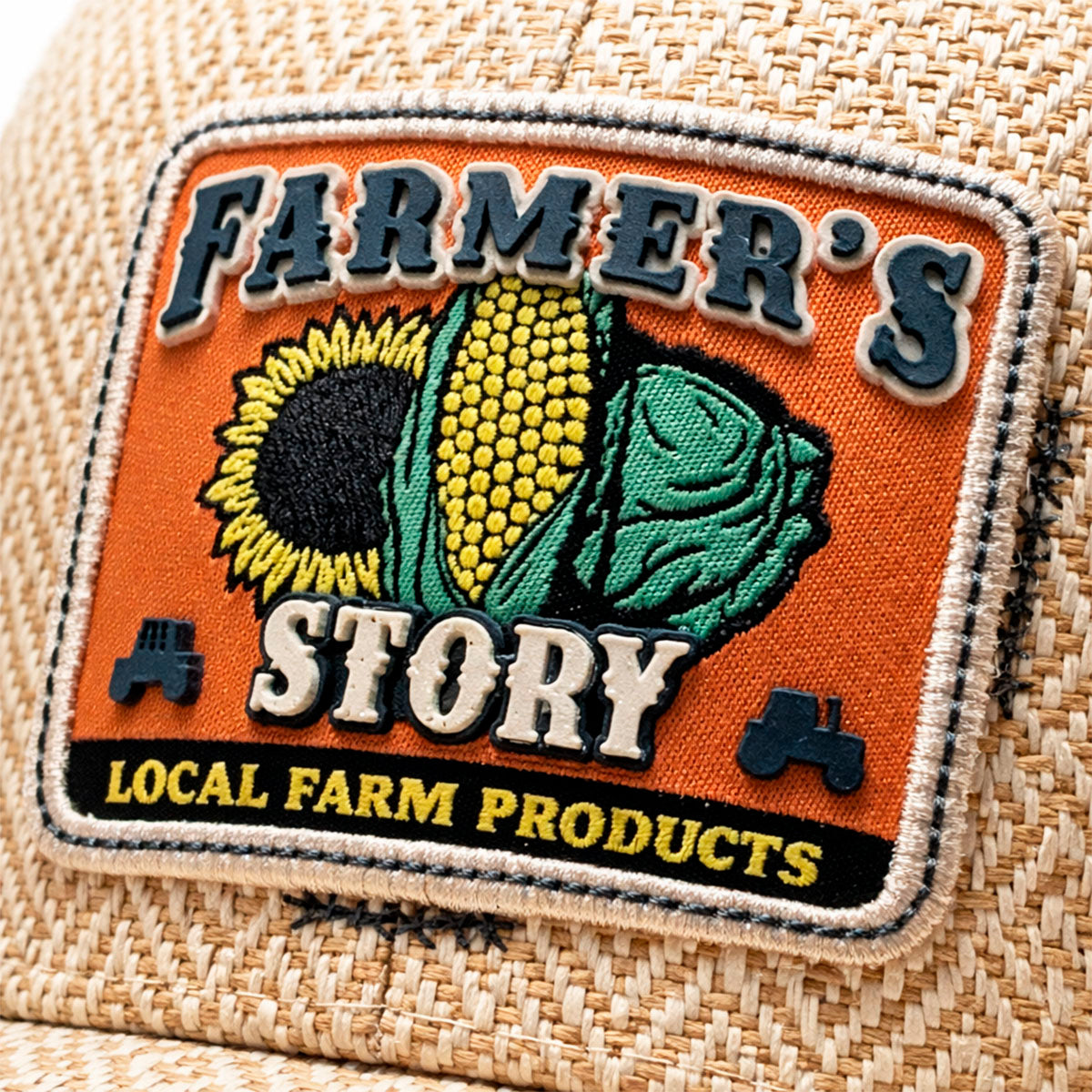 Gorra Knite Farmer Corn Nar Trucker Agro Ajustable Original beige