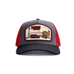 Gorra Barn Red Trucker Ajustable Estilo Granja Farmer Agro rojo