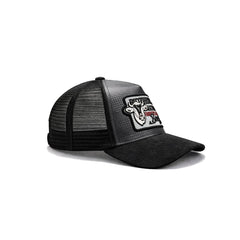 Gorra Knite Farmer Beef Blue Trucker Ganado Ajustable gris