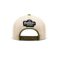 Gorra Knite Farmer Beef Blue Trucker Ganado Ajustable verde