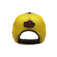 Gorra Knite Farmer Beef Red Trucker Ganado Ajustable café