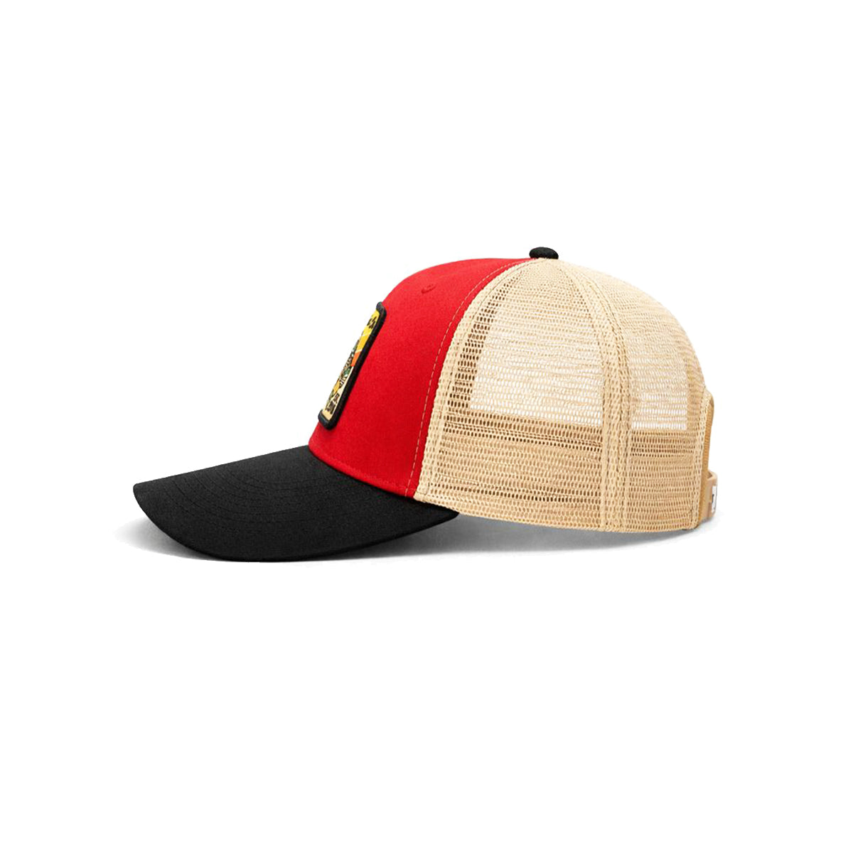 Gorra Knite Farmer Coi Amarillo Trucker Pesca Bass Ajustable rojo