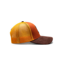 Gorra Knite Farmer Dog Yellow Trucker Ajustable Western naranja