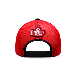 Gorra Knite Farmer Dog Blue Trucker Perro Ajustable Agro rojo