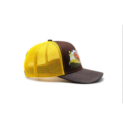 Gorra Knite Farmer Gallo cafe Trucker Agro Ajustable café