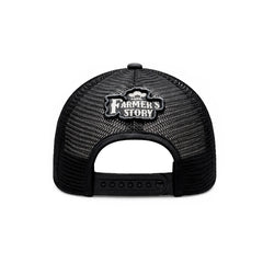 Gorra Knite Farmer Horse Black Trucker Caballo Ajustable café