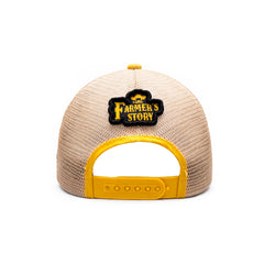 Gorra Knite Farmer Horse Brown Agro Trucker Caballo Rancho azul