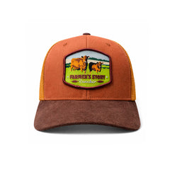 Gorra Knite Farmer red Trucker Ajustable Hombre rancher Cap café