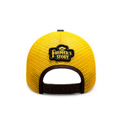 Gorra Knite Farmer Rooster Gold Trucker Gallo Oro Ajustable amarillo