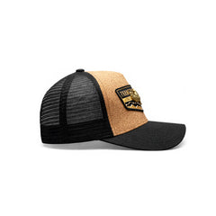 Gorra Knite Farmer Rooster Gold Trucker Gallo Oro Ajustable café
